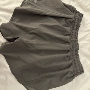 Army Green Lululemon Hotty Hot Tall Shorts
